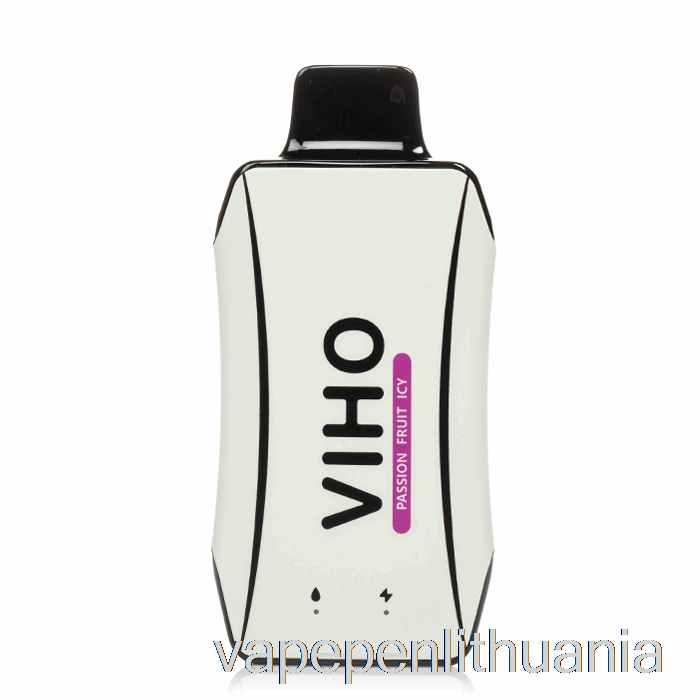 Viho Turbo 10000 Vienkartinis Pasiflorų Ledinis Vape Skystis